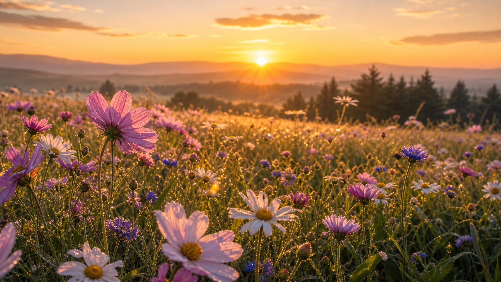 flower field ai prompts