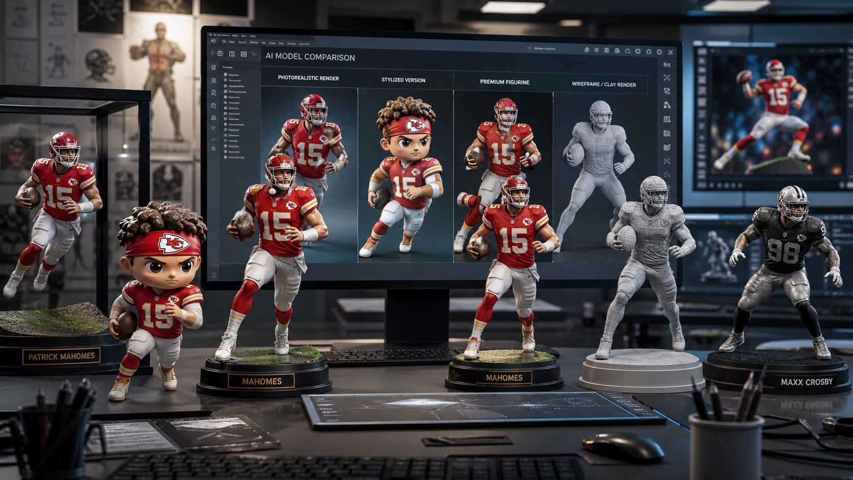 Seamlessly integrate top AI models for football figure prompts