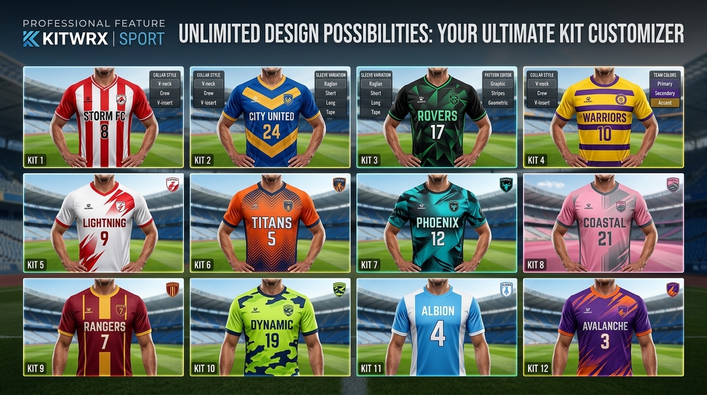 Generate custom football jersey designs with AI