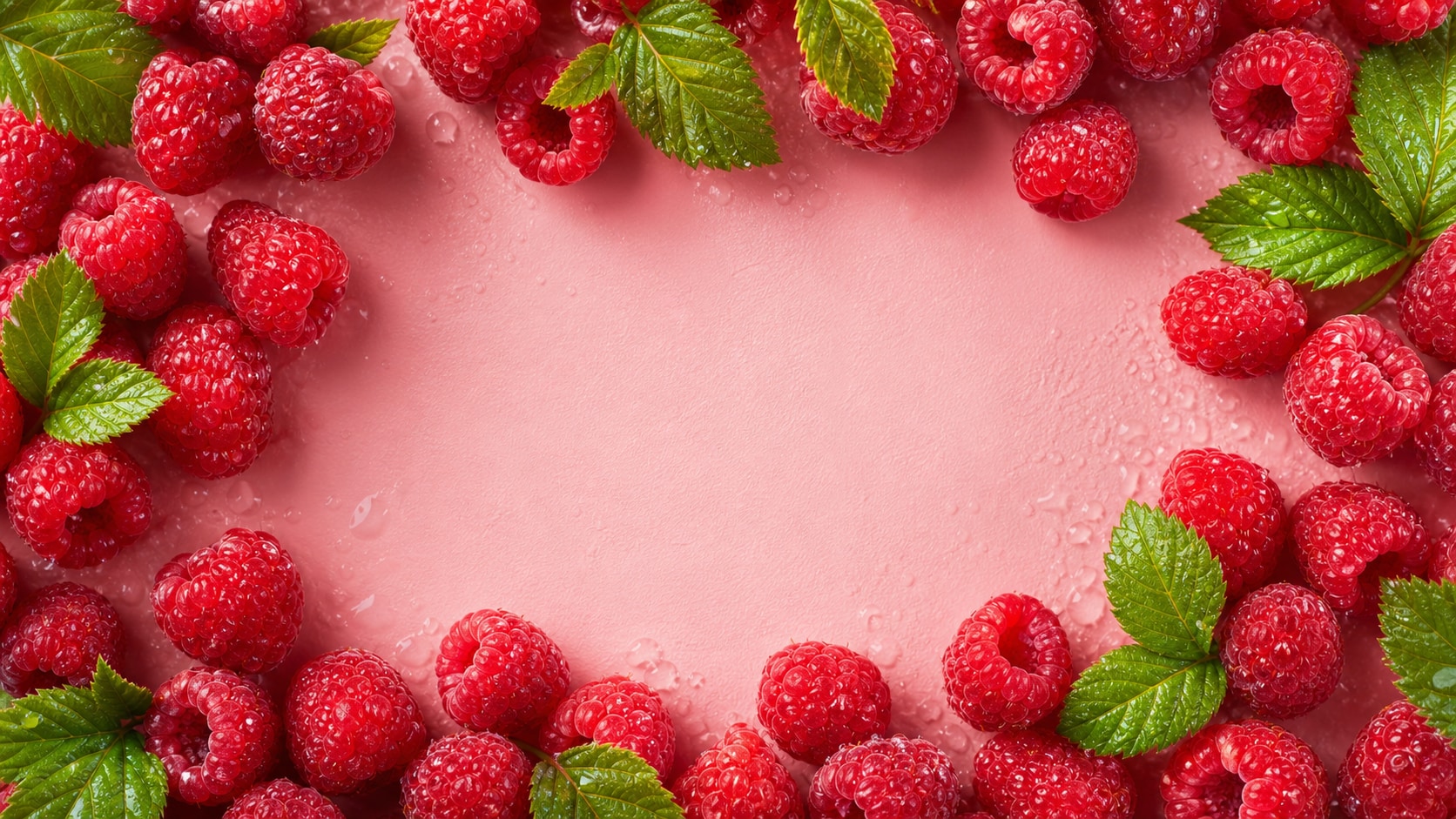 raspberry image prepared for social editing