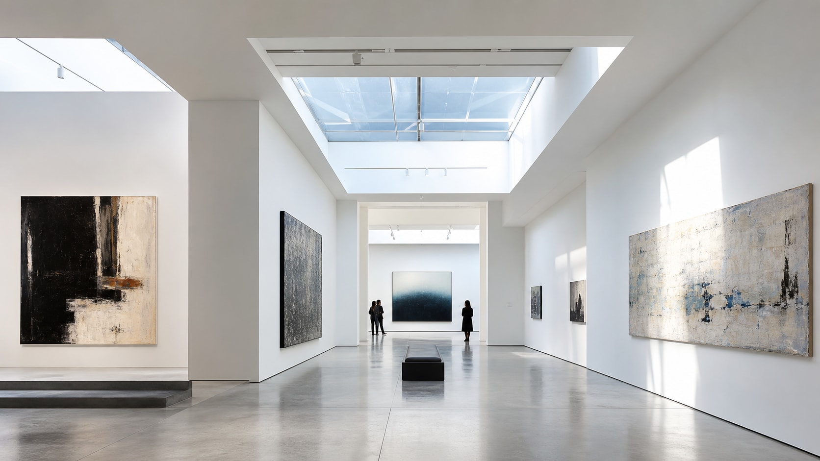 Generate modern art museum prompts