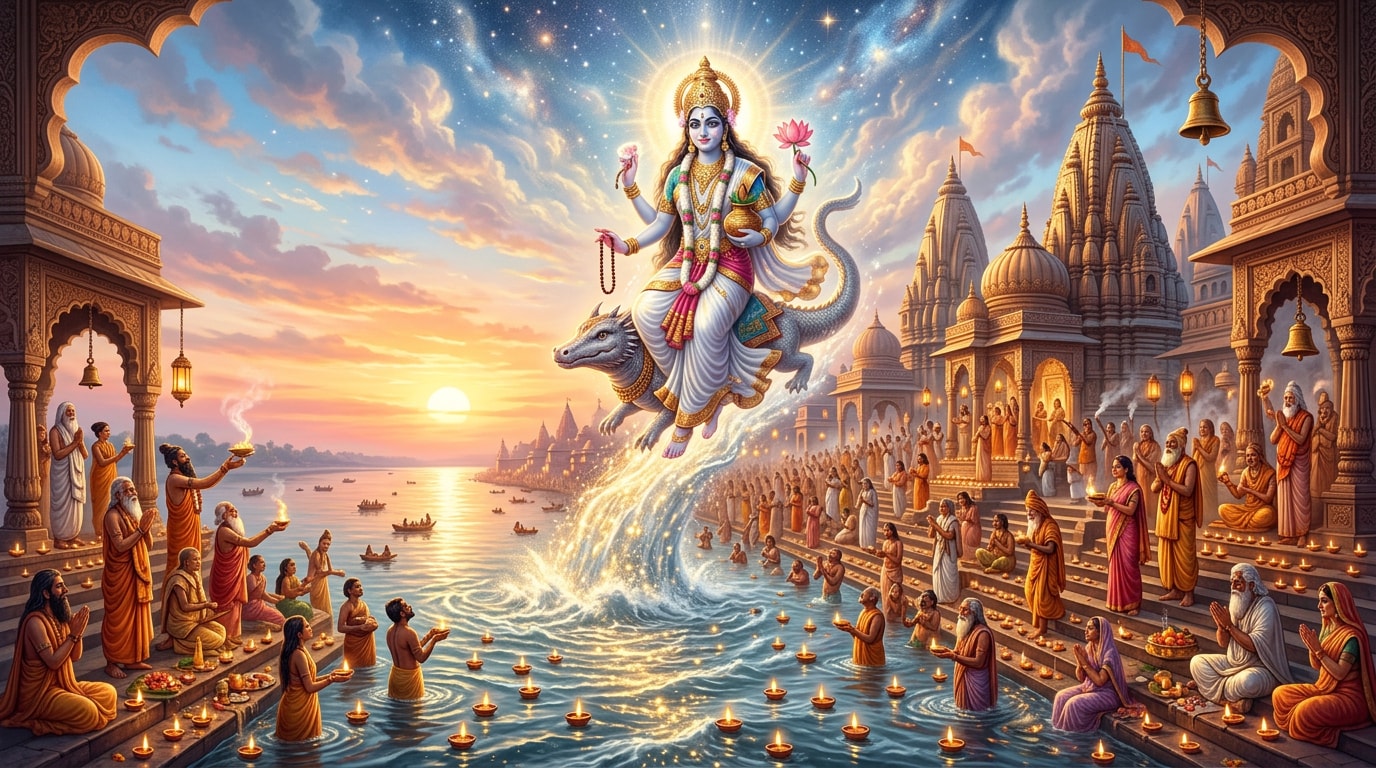 Preserve heritage with happy ganga dussehra images