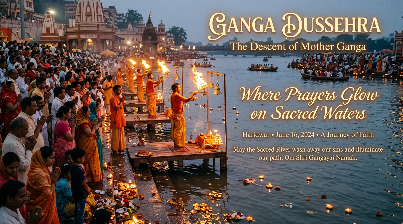 Craft festive tributes with Ganga Dussehra quotes