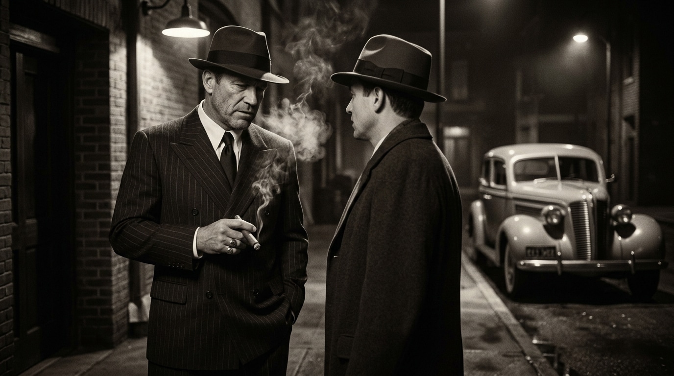 Craft authentic vintage mafia looks with AI