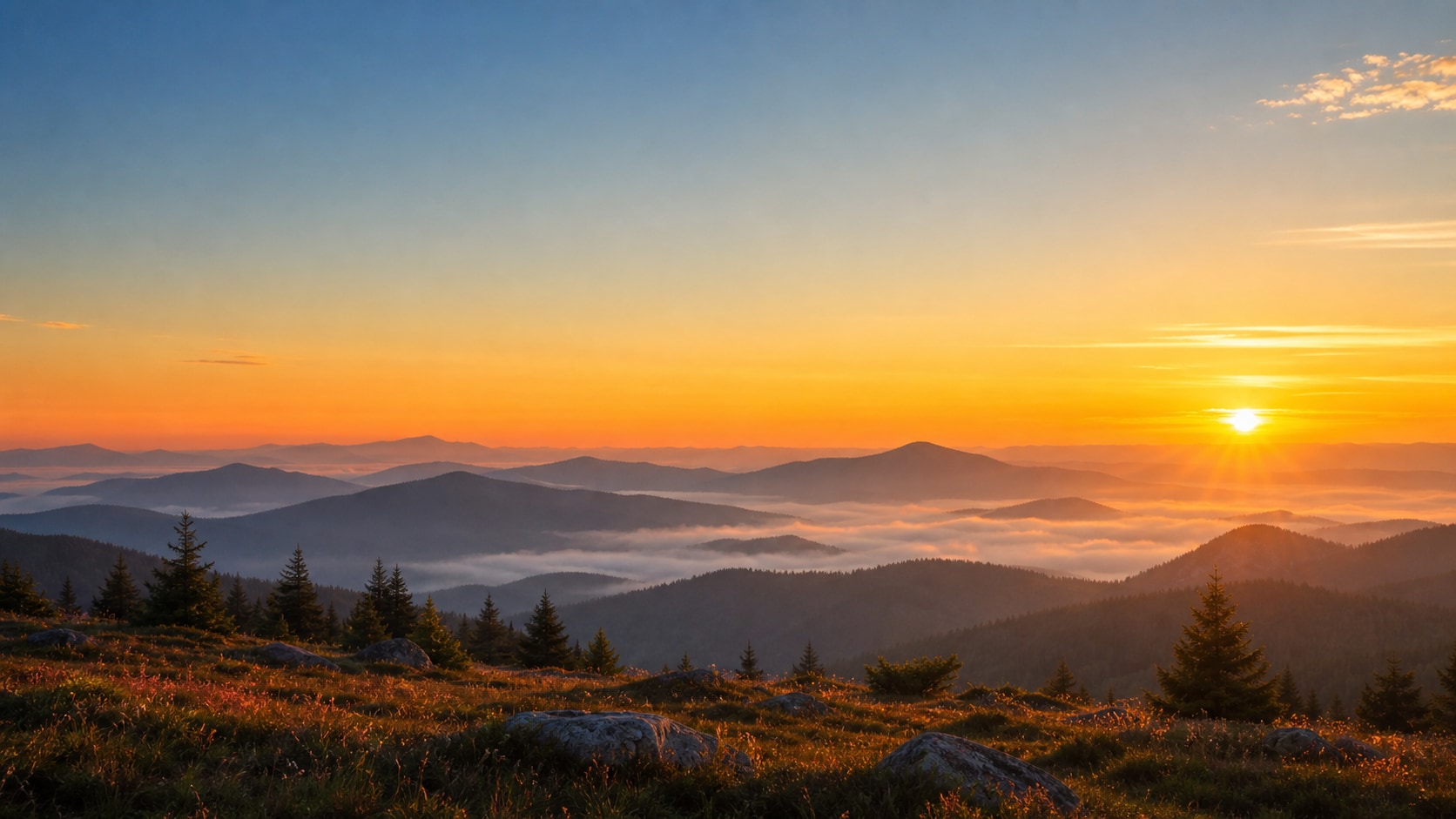 sunrise image prepared for Filmora video animation
