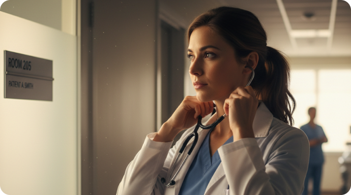 prompt IA gemini nano banana pro photo de médecin