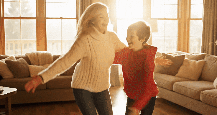 gemini ai hug mother son hug each other