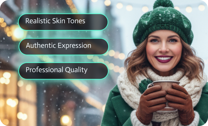 gemini ai prompt for girl in winter