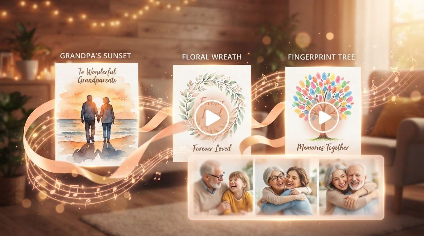 Animate your grandparents cards easily