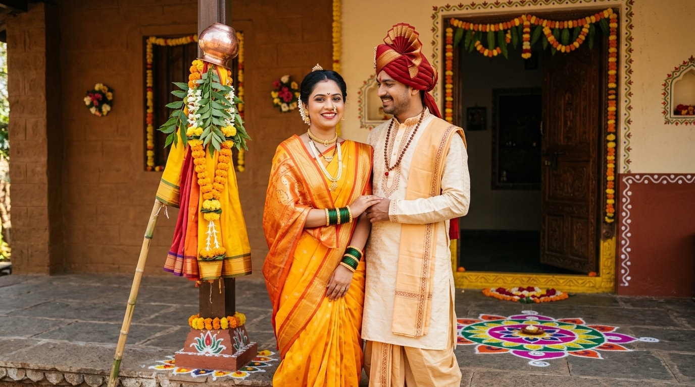 Instant Gudi Padwa Couple Photoshoot Results