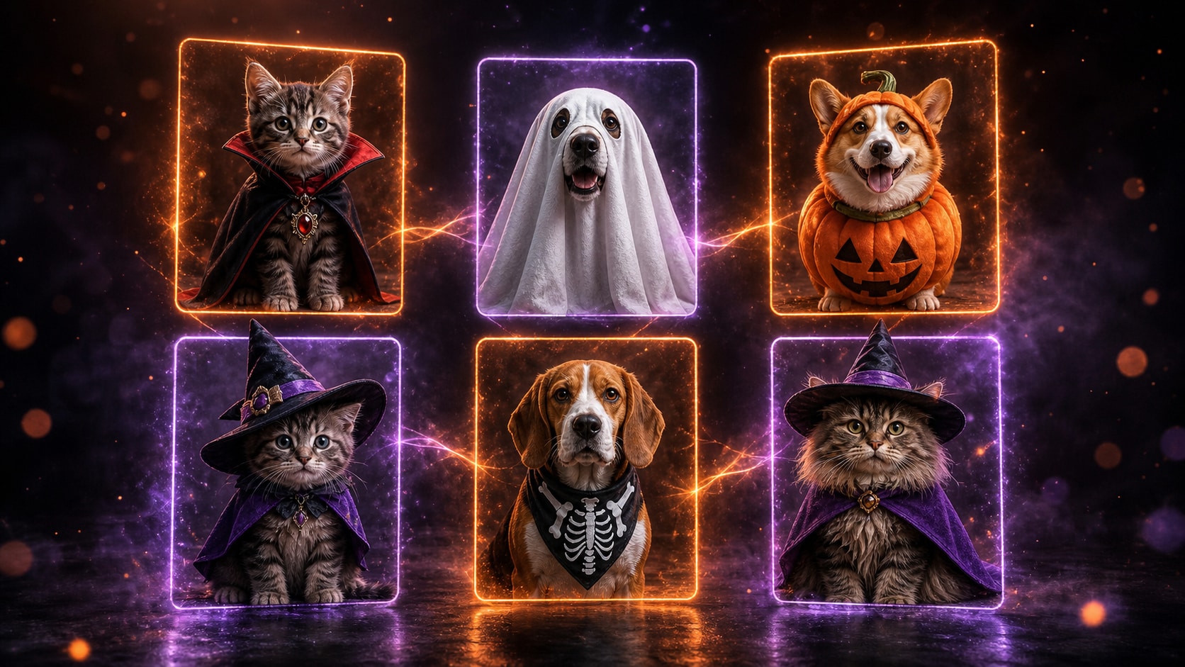 Personalización de un prompt de Halloween para una mascota