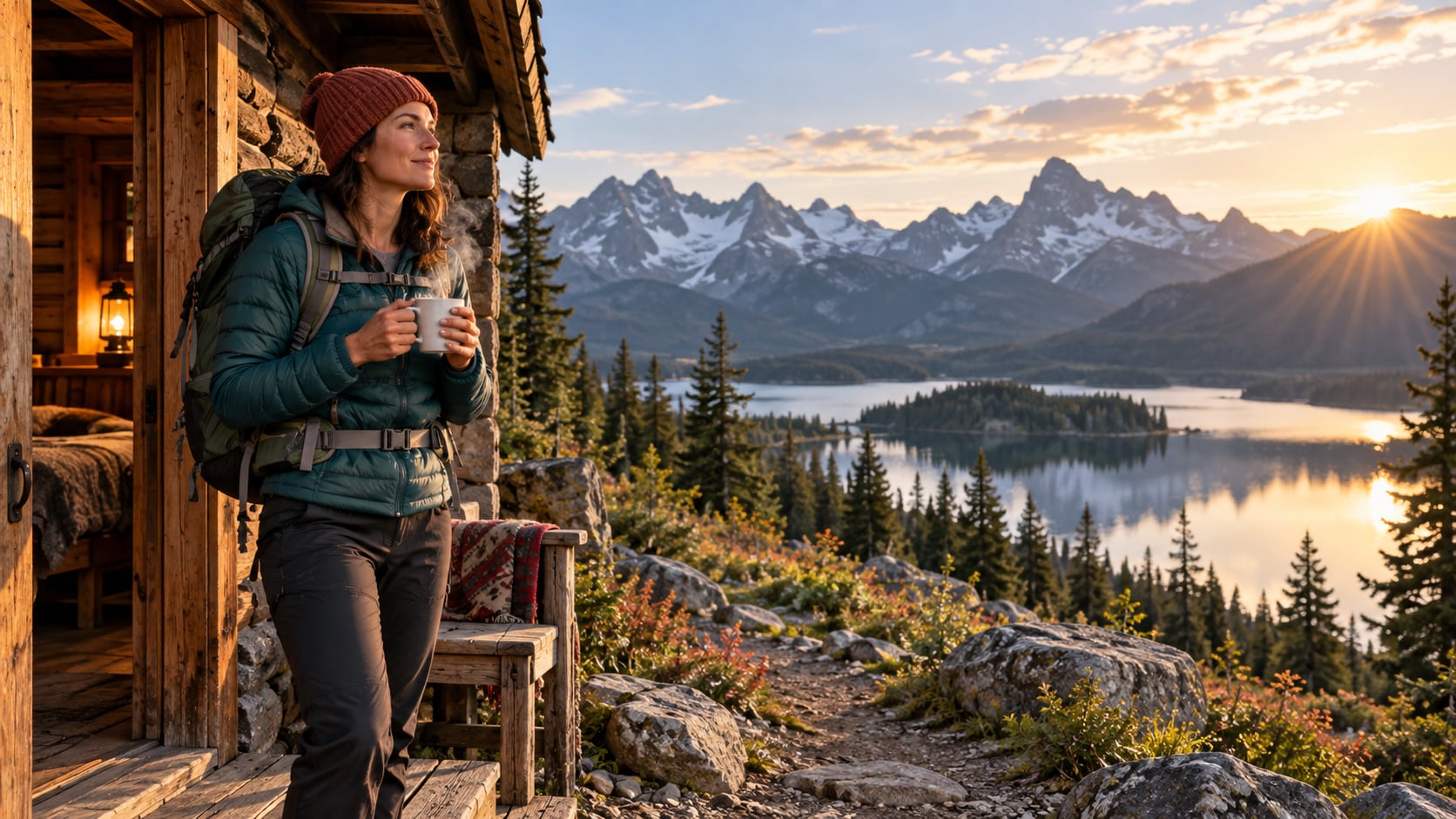 Nano Banana creating alternate hiking portrait prompt variants