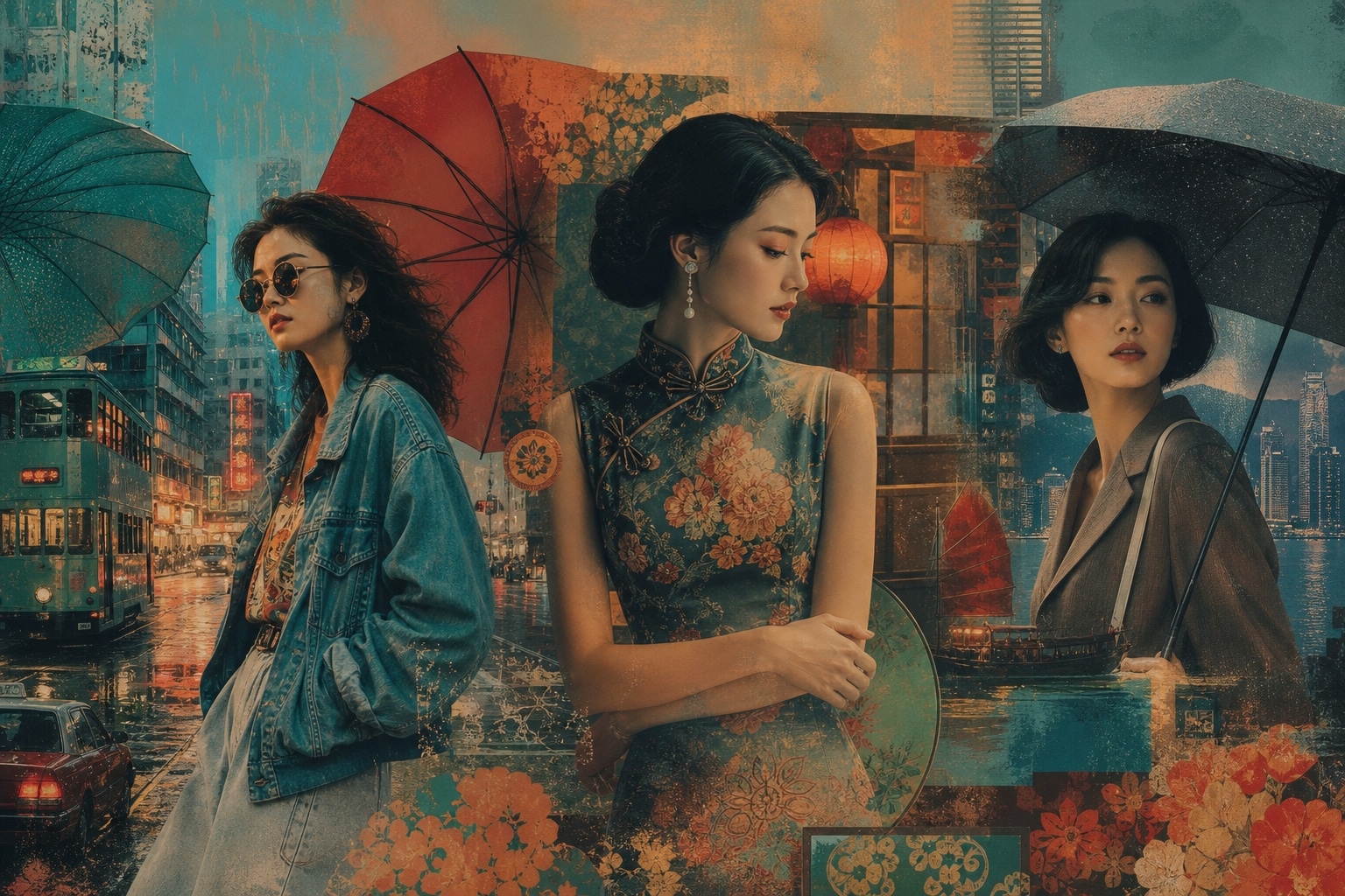 Customization using a hong kong retro portrait prompt for gemini