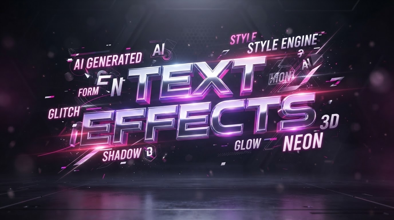 Generate flawless text effects instantly