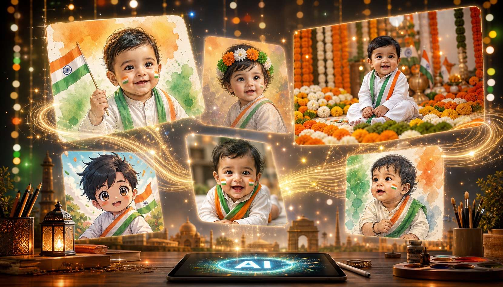 Limitless Patriotic Themes with AI