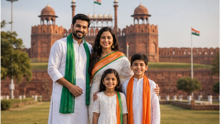 GPT Image 2 creating controlled India Independence Day family prompt results