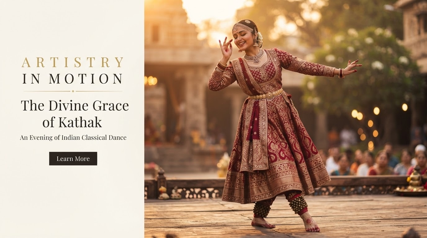 Generate authentic indian classical dancer prompt art