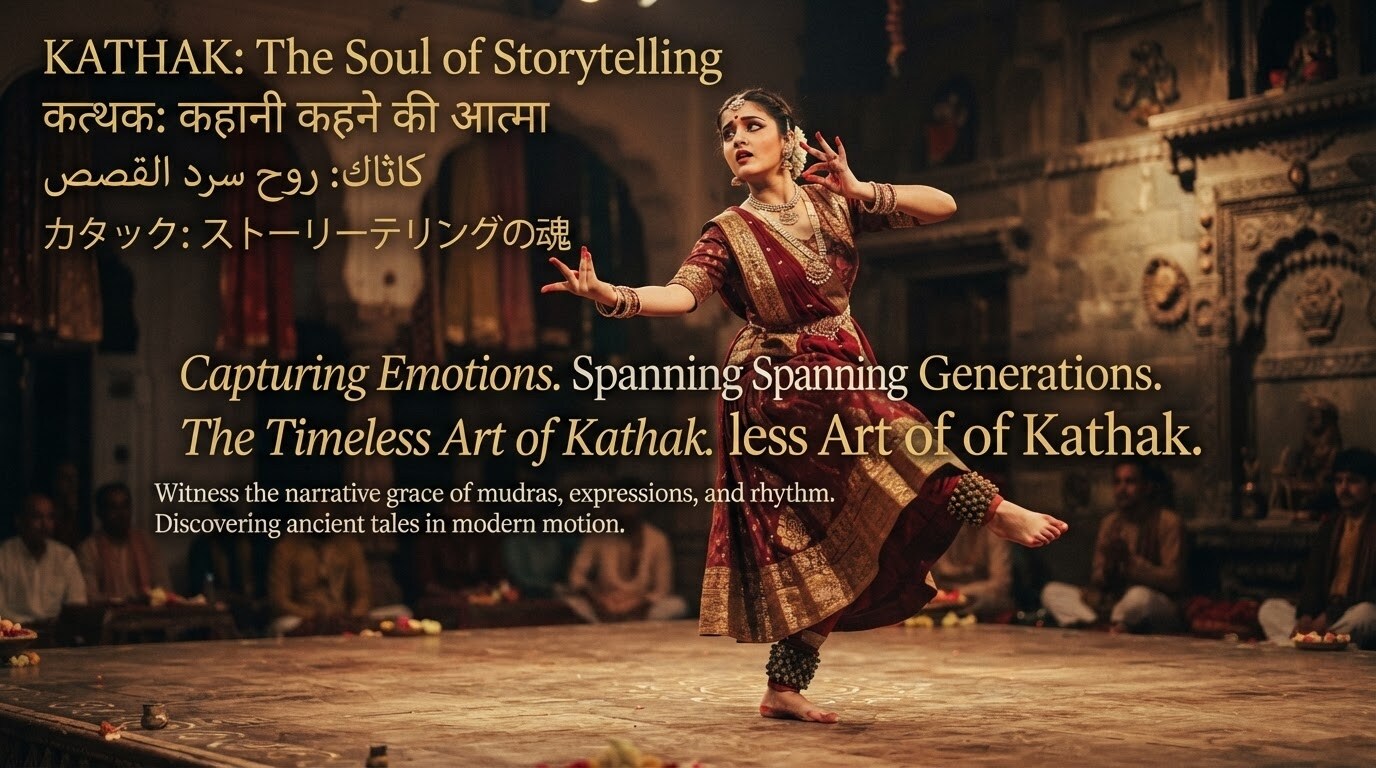 Tell stories with indian classical dancer prompt visuals