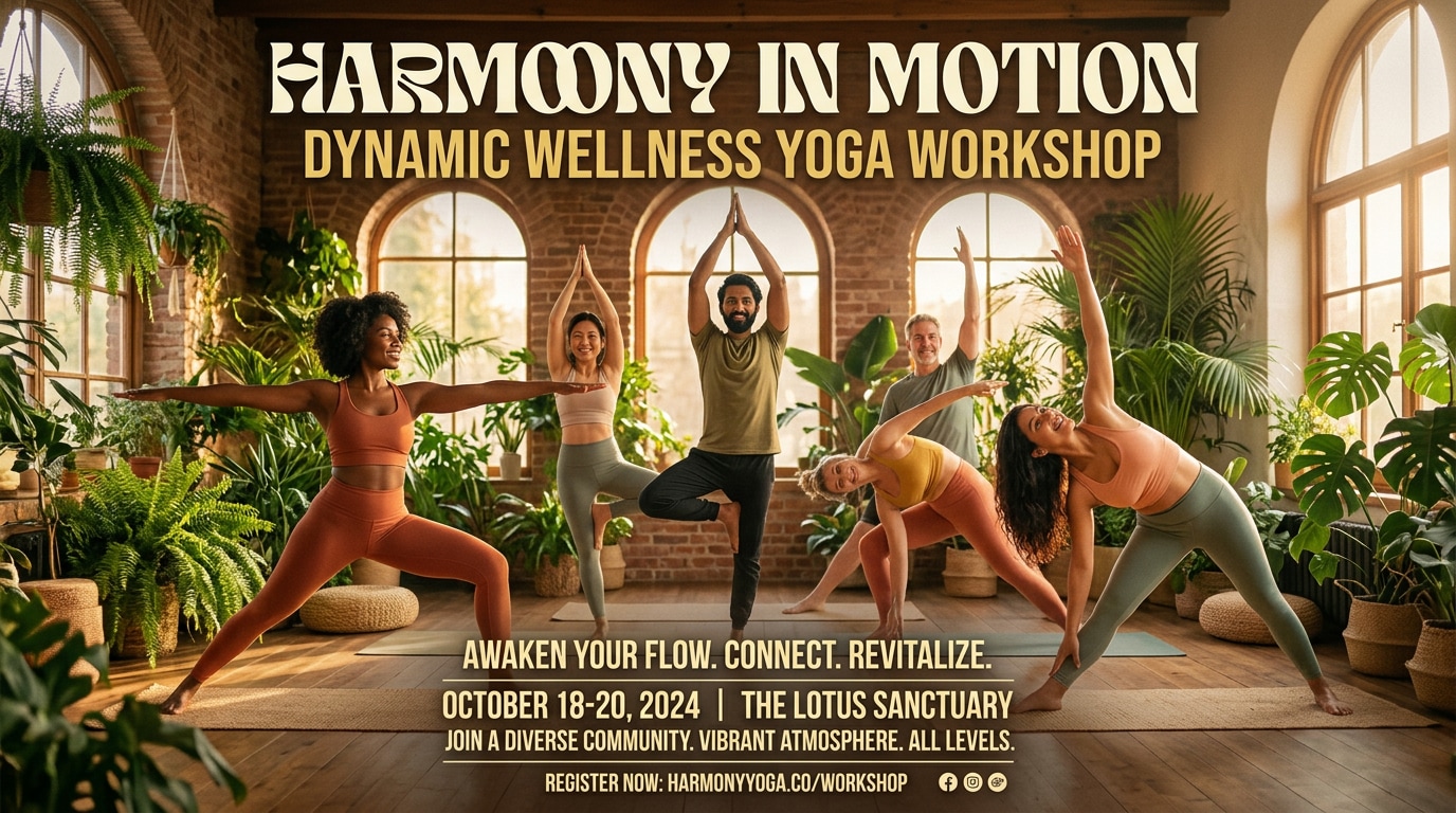 Elevate yoga workshop designs using AI