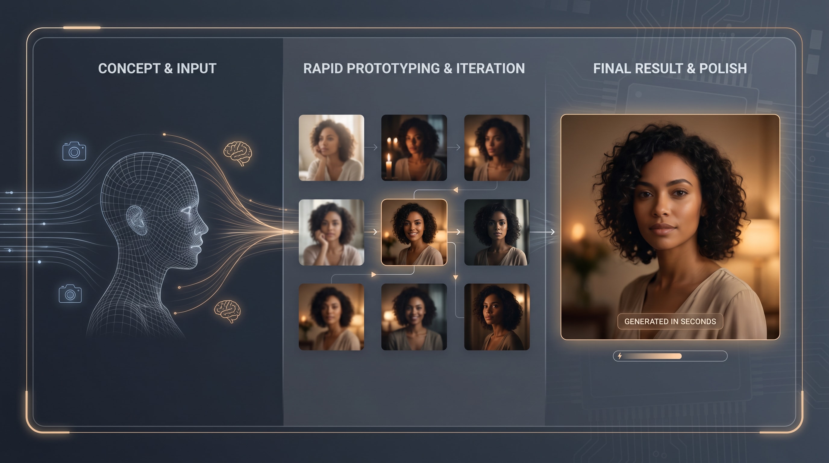 Speed up creative workflows with intimate portrait ai images prompts