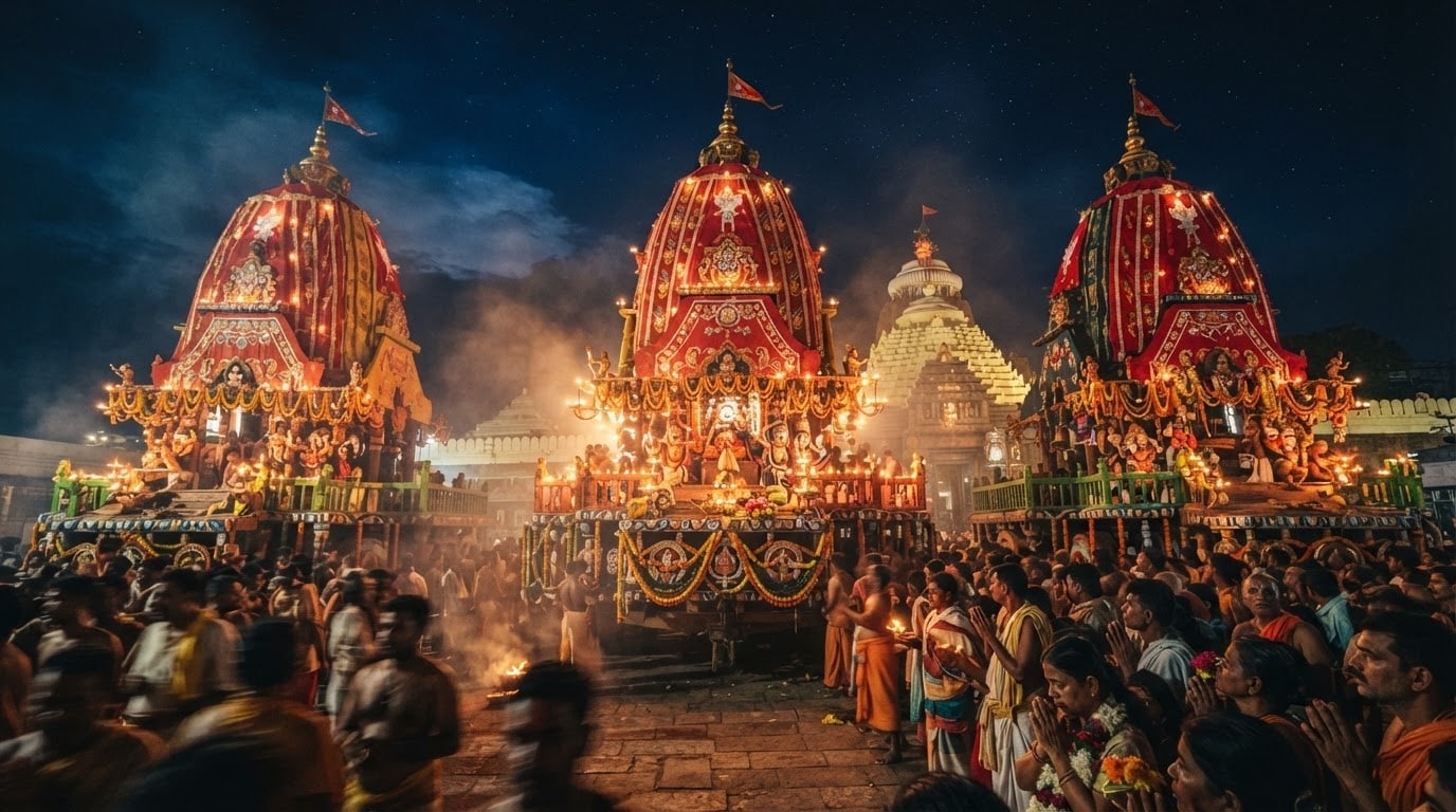Elevate your spiritual video edits using jagannath wallpapers