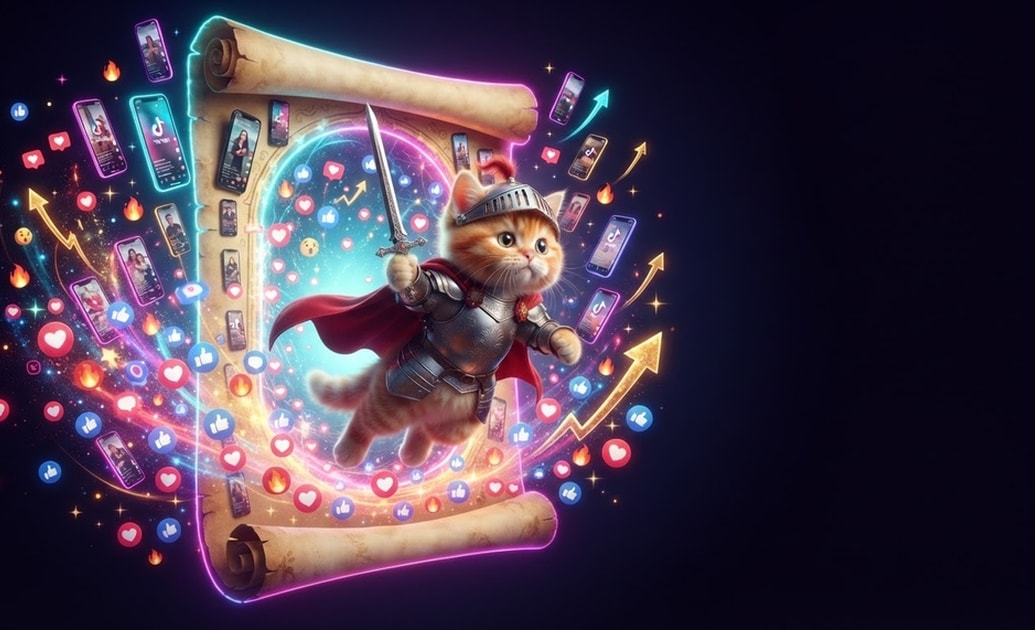 Capitalize on viral kitten knight trends