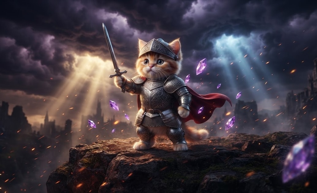 Craft epic AI kitten warriors