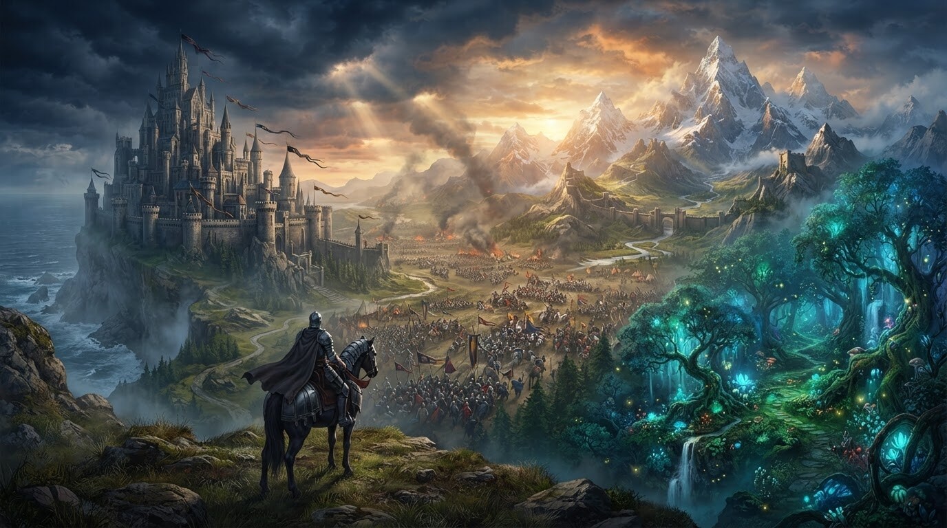 Build cinematic medieval worlds