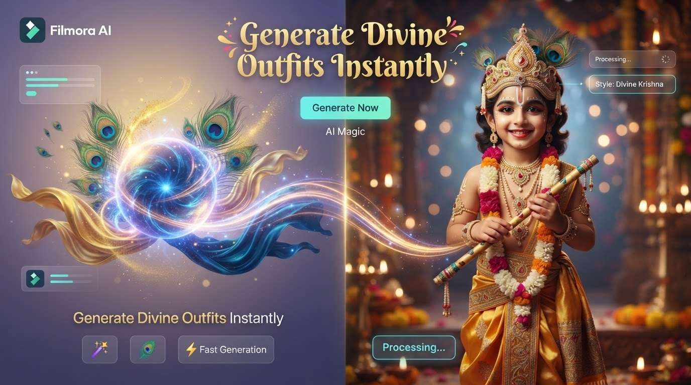 Generate divine outfits instantly using AI