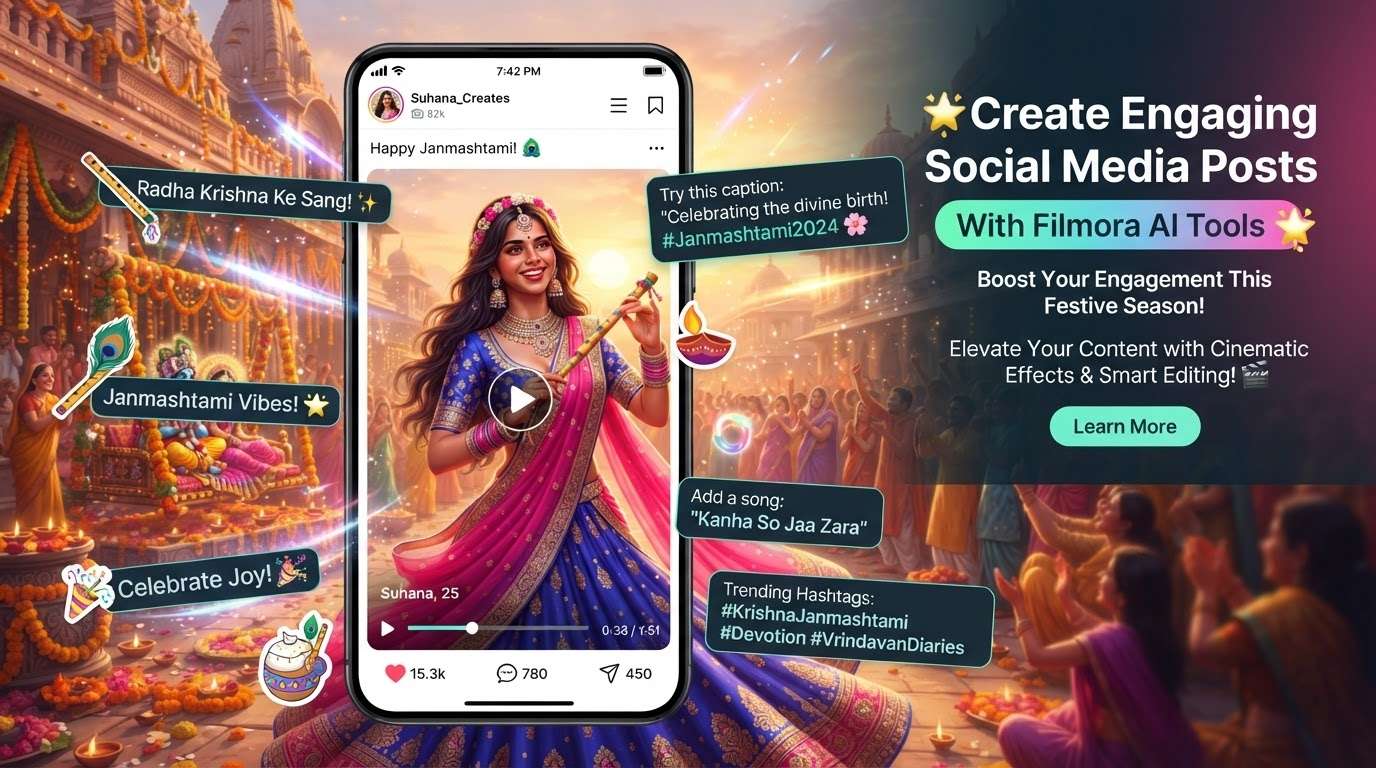 Create engaging social media posts with festive AI tools