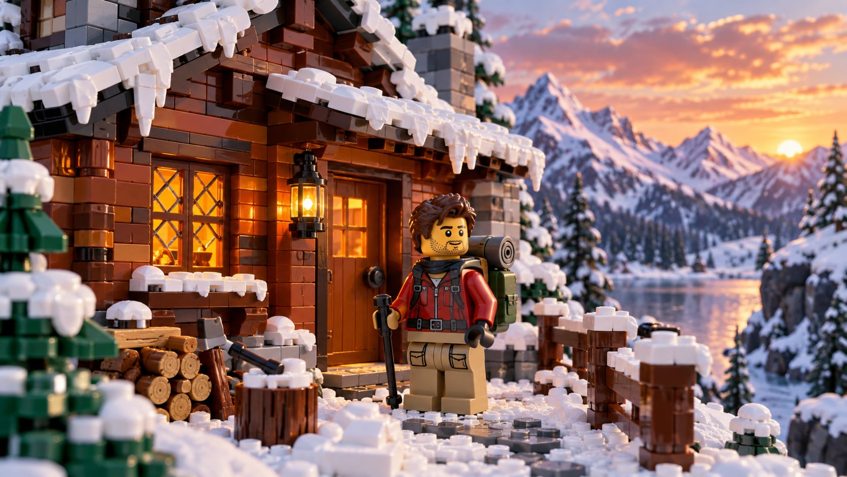 Nano Banana creating alternate LEGO style photo prompt variants