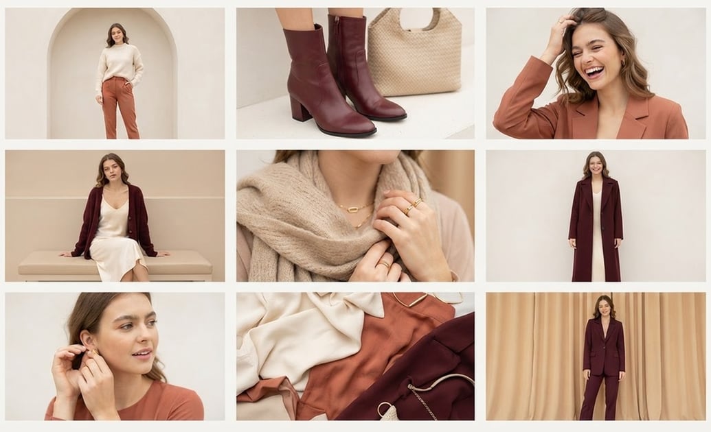 Build Instagram lookbook fashion grid