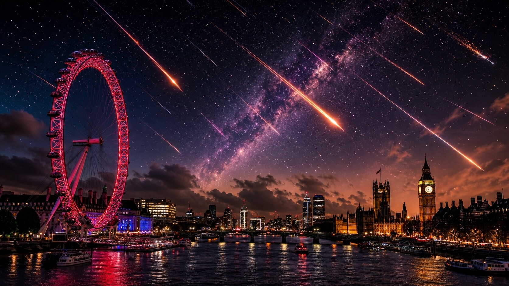 Professional editing for night sky AI prompts