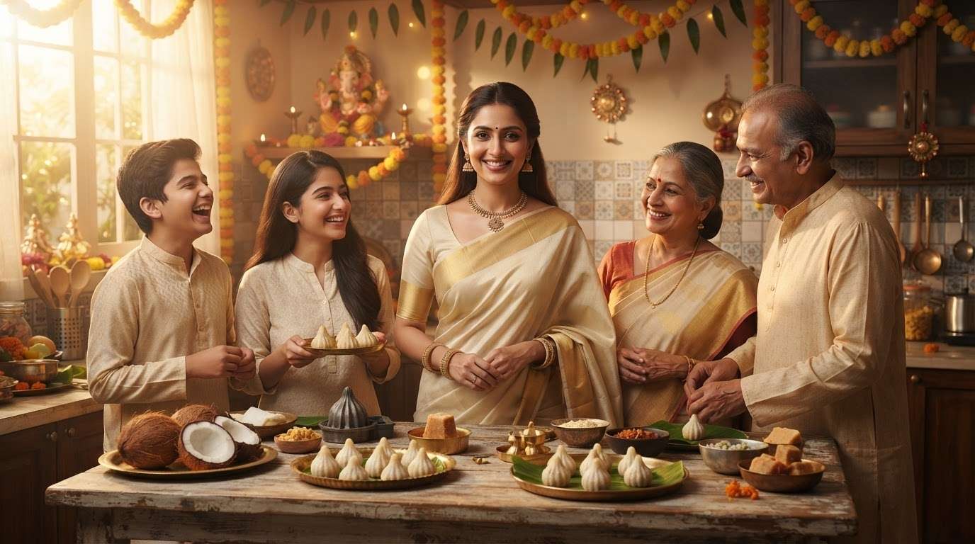 AI generated modak family portraits