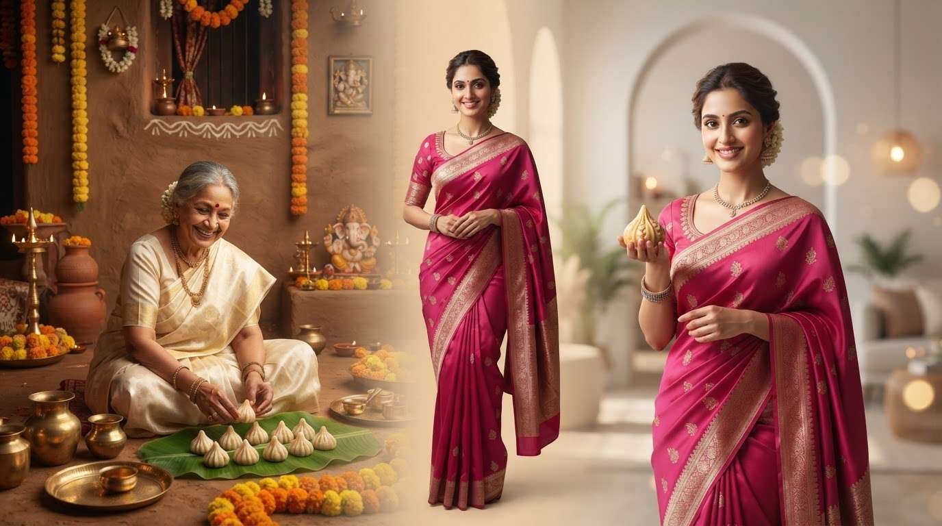 Diverse styles for Ganesh Chaturthi family photos
