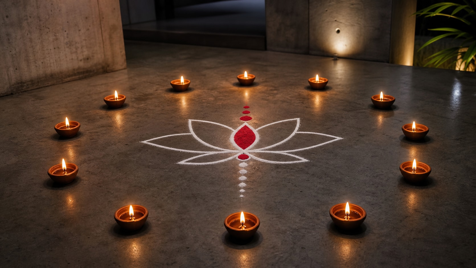 Advanced AI generation for diwali rangoli designs