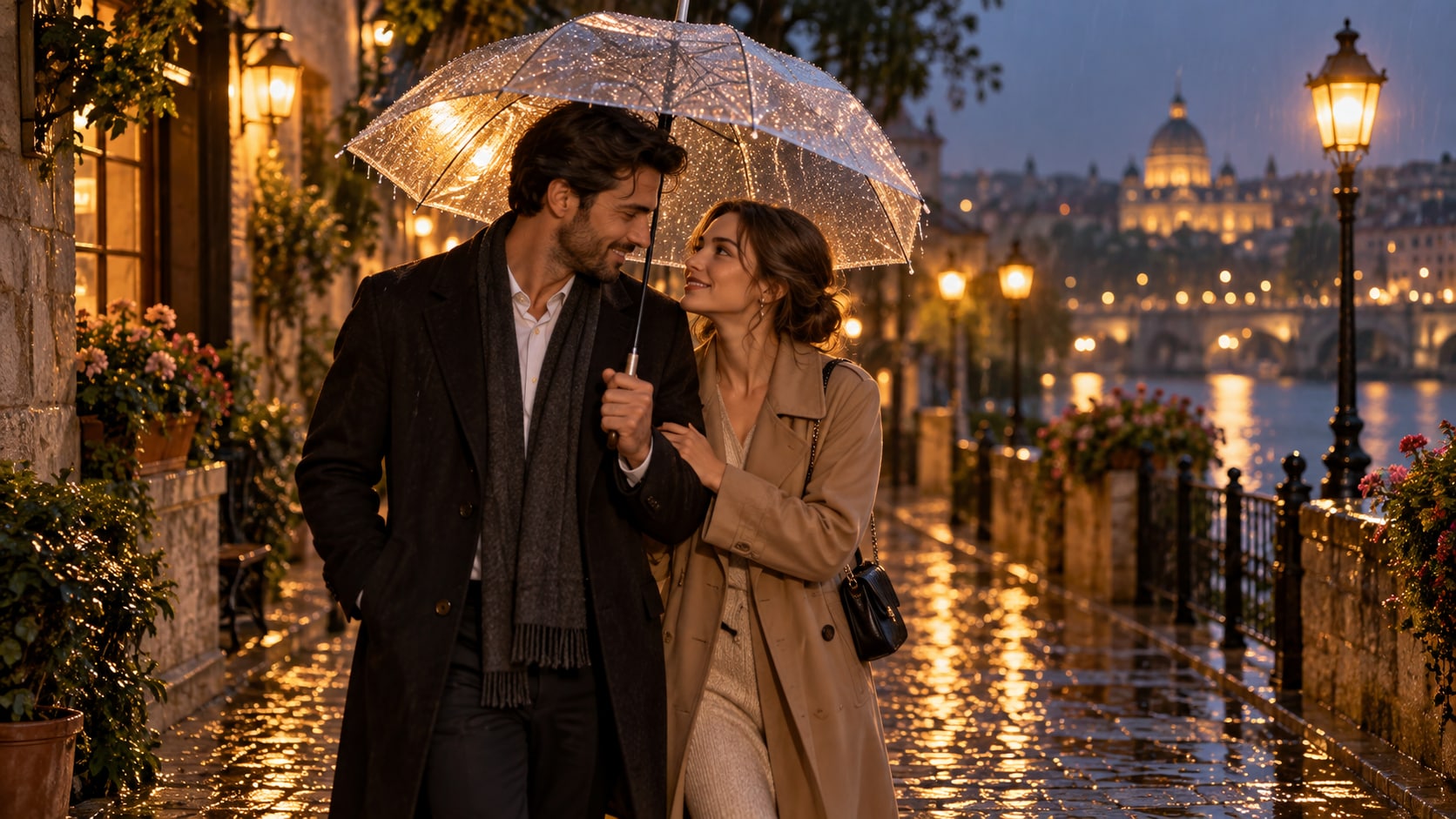 romantic couple prompts