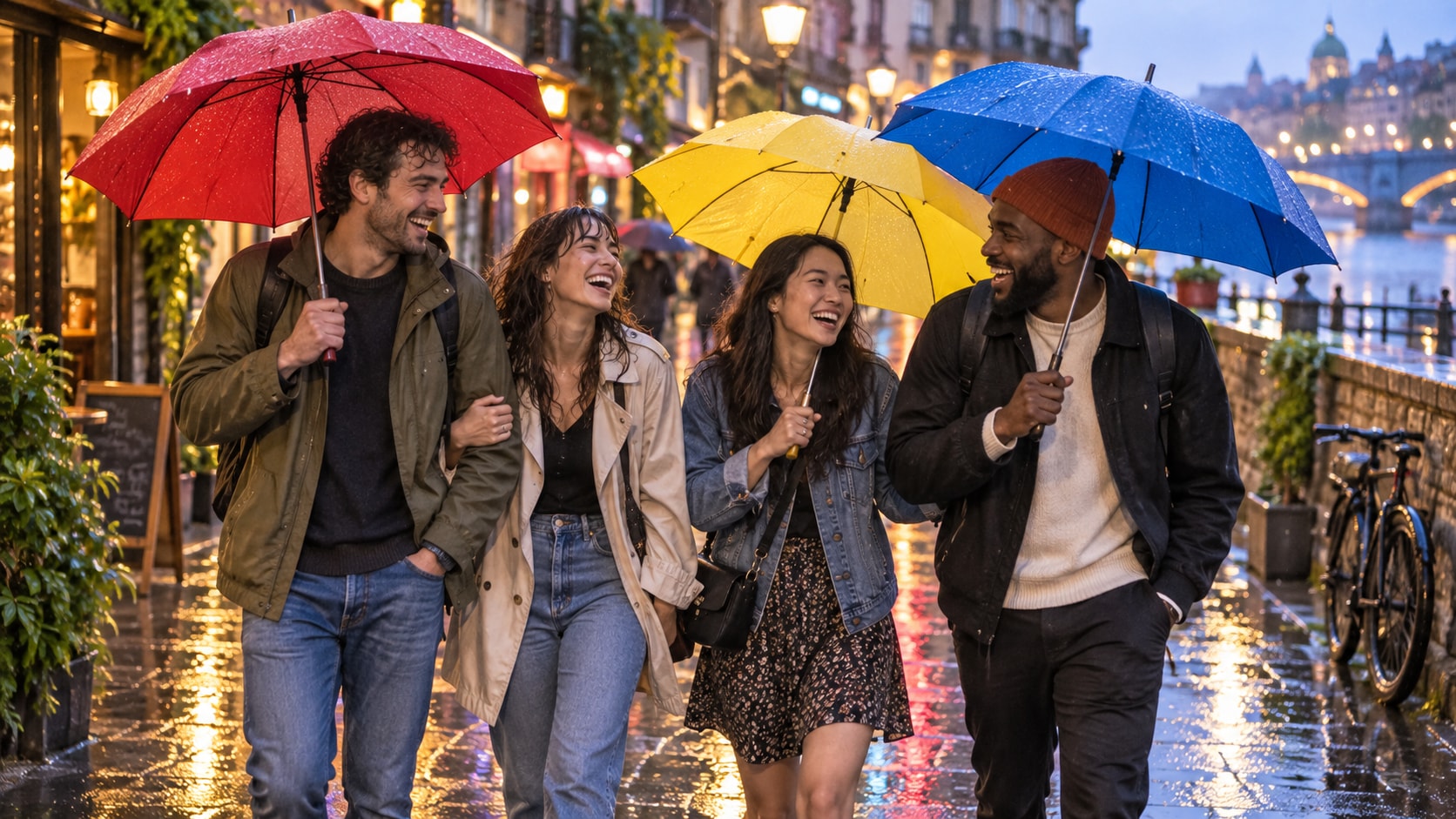 Filmora AI image generator creating monsoon friends prompt visuals
