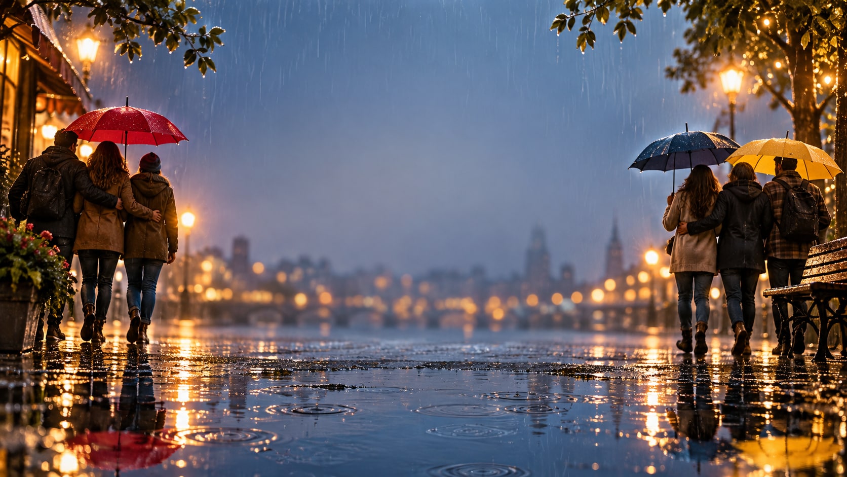 monsoon friends prompt still image converted into video in Filmora