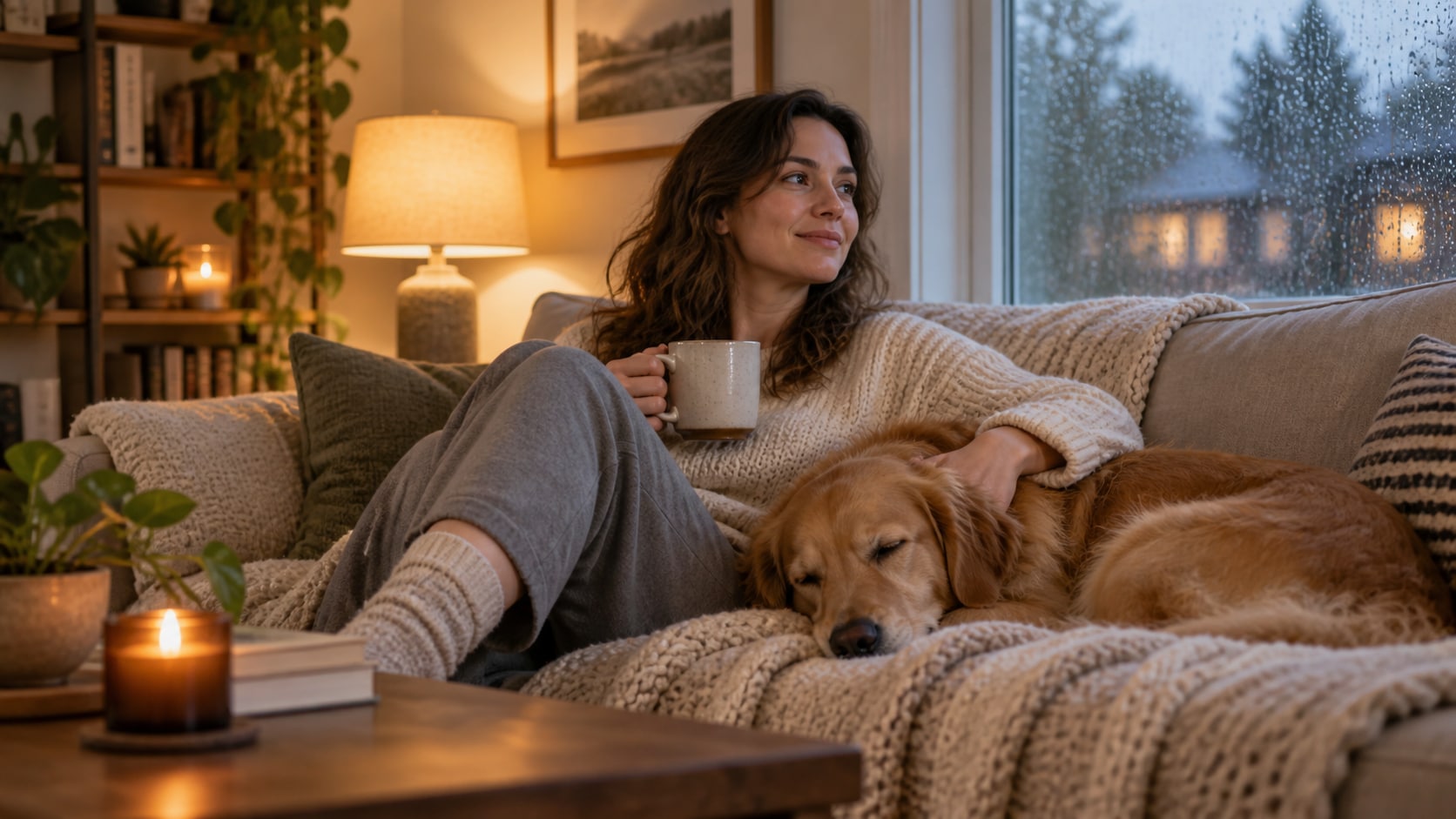 Nano Banana creating alternate monsoon indoor cozy prompt variants