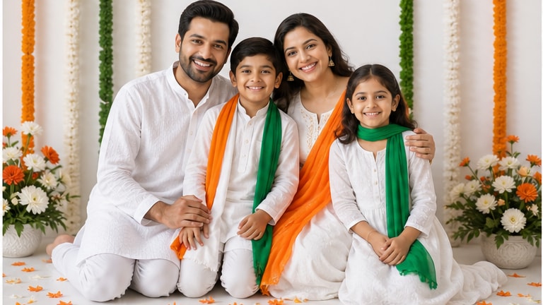 indian family photo prompts