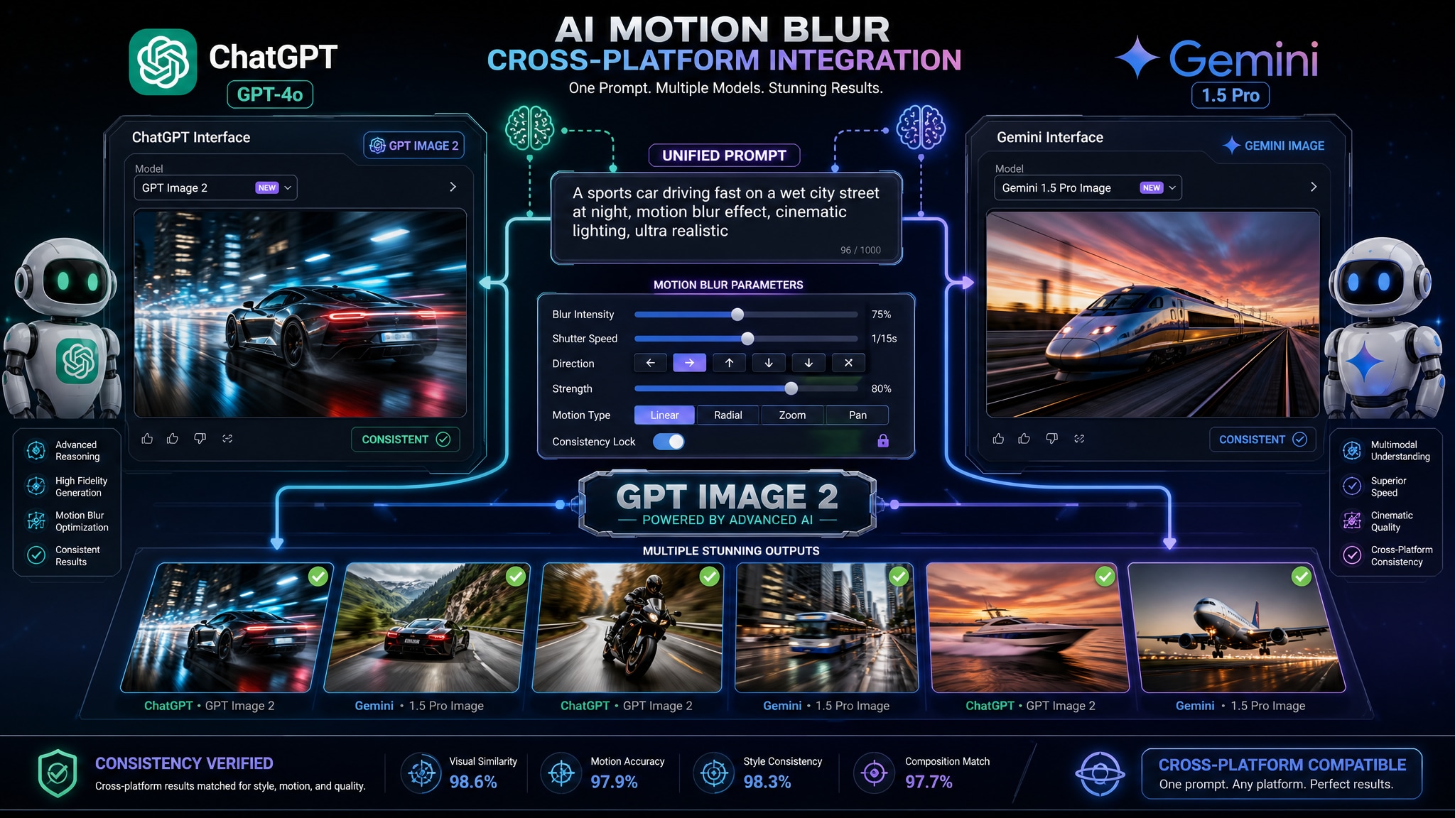 ChatGPT motion blur prompt generator integration