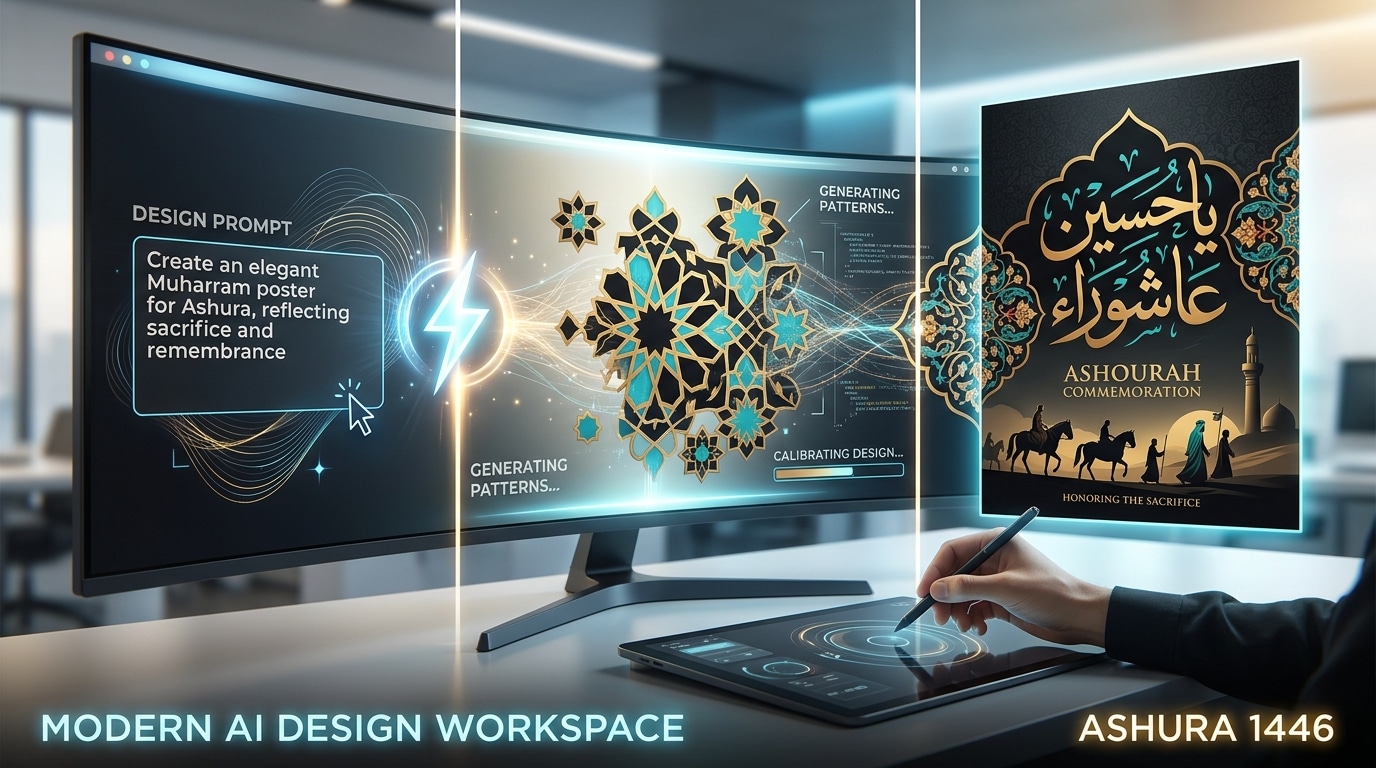 Design ashura images quickly using ai generators