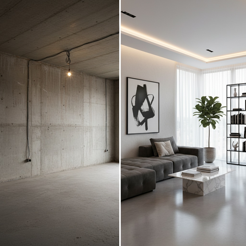 ai interior design photo prompt