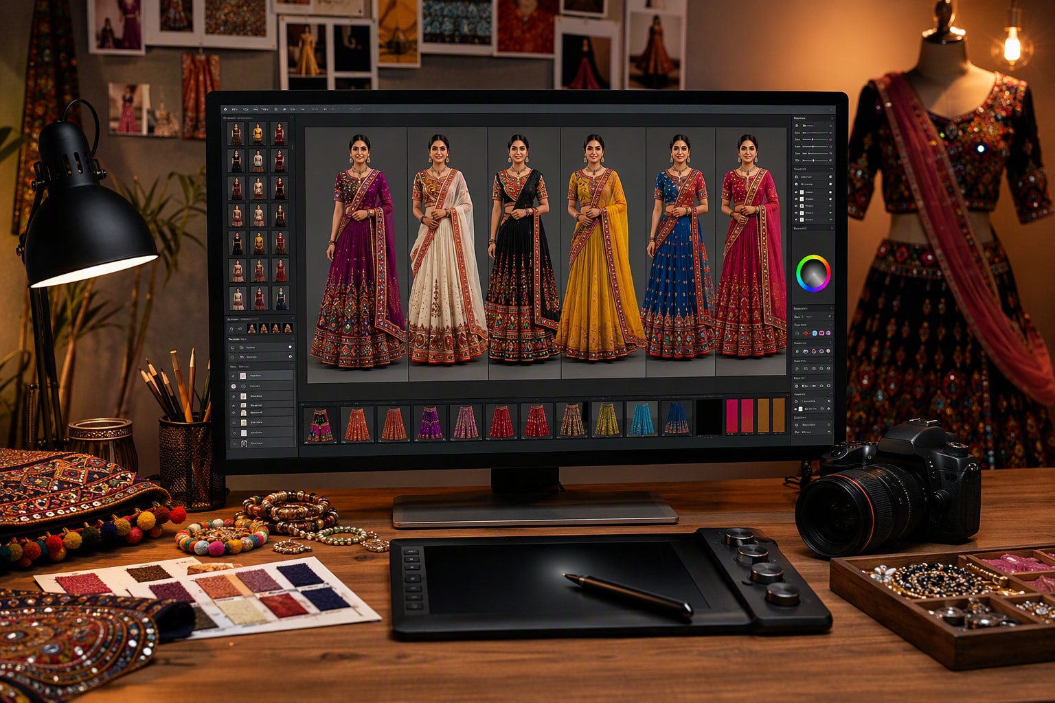 GPT Image 2 creating controlled Navratri traditional outfit prompt detail