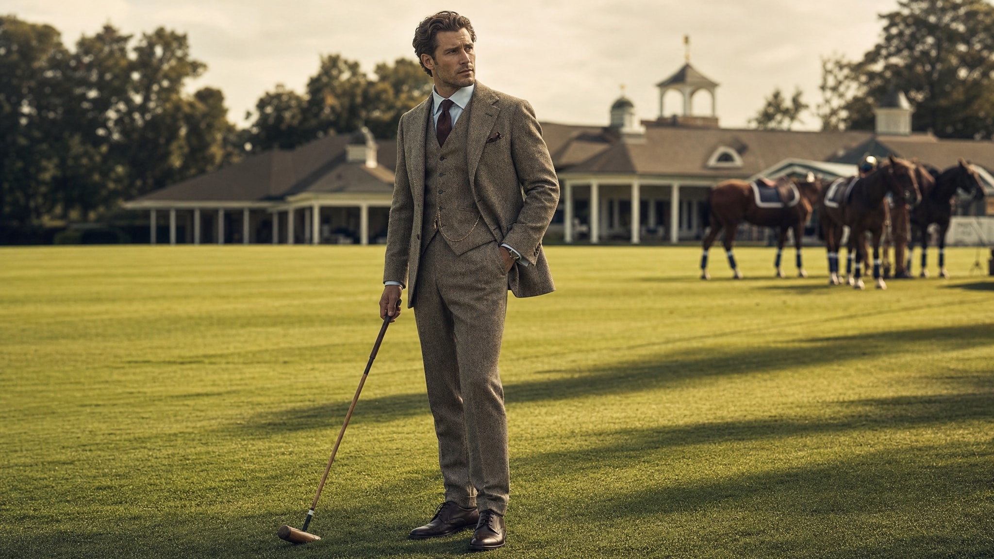 Craft aristocratic portraits with an ai photo prompt for men old money