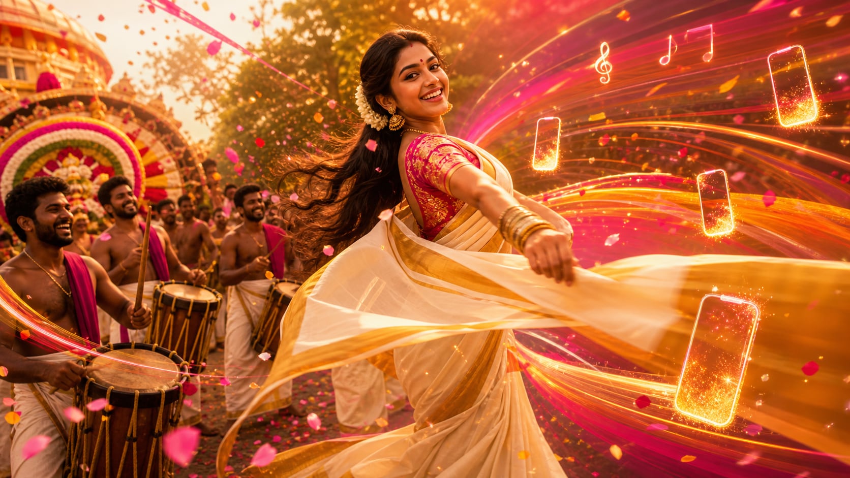 Elevate Onam social media reels