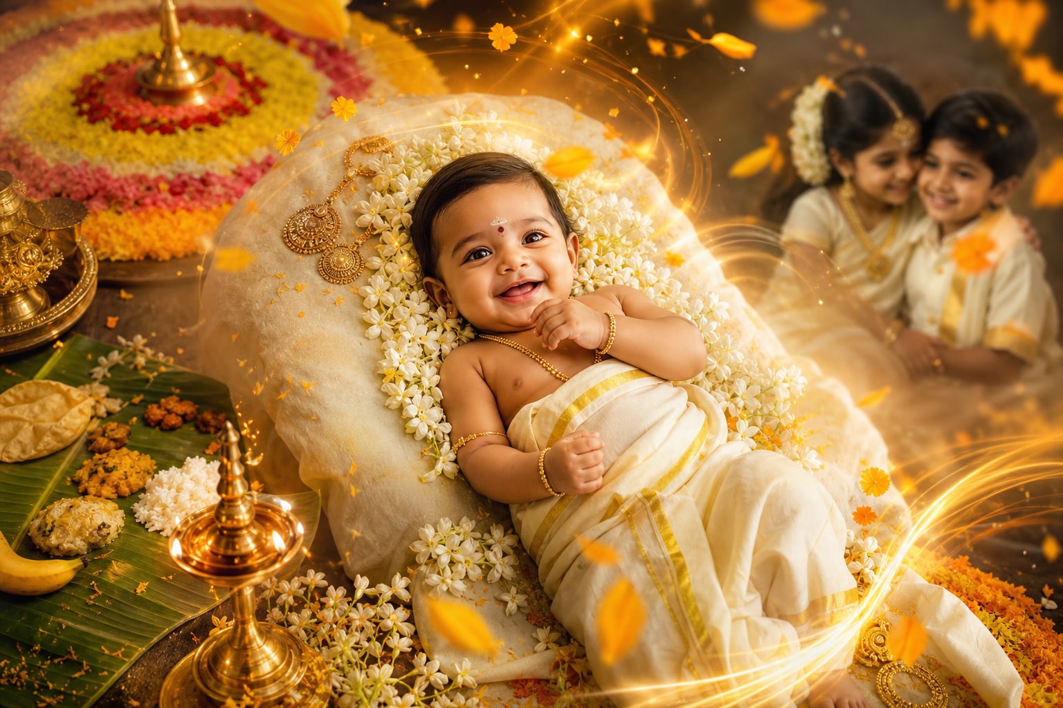 Animate Onam baby photos with AI
