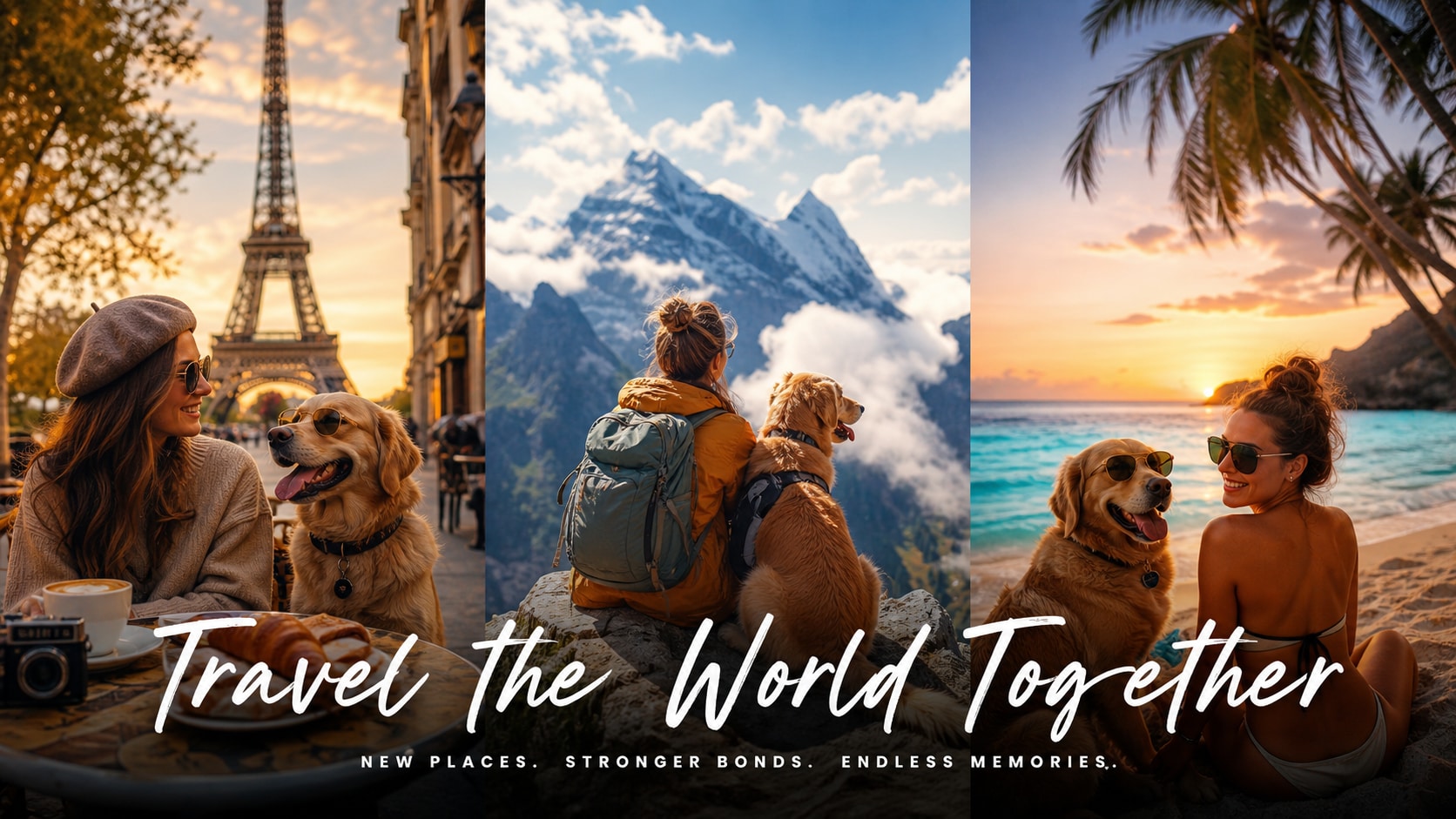 Pet and parent travel photo prompt