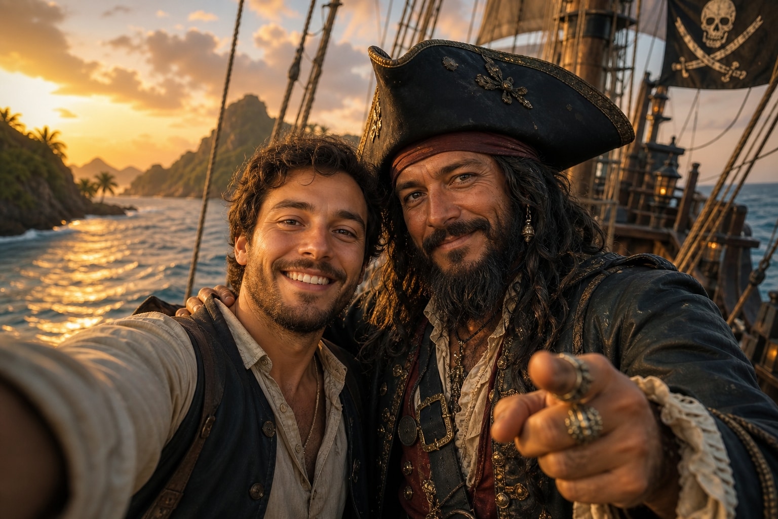 Create avatars using pirates of the caribbean chatgpt prompt